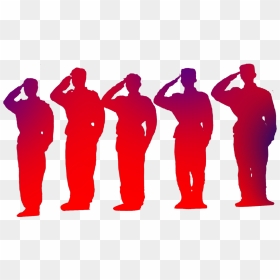 China Salute Soldier Silhouette - Soldiers Salute Silhouette Png, Transparent Png - soldier silhouette png