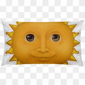 Emoji Bed Pillow Sun With Face Just Emoji Png Sun Emoji - Солнце С Лицом, Transparent Png - sun emoji png