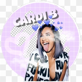 Transparent Cardi B Png - Black And White Cardi B, Png Download - cardi b png