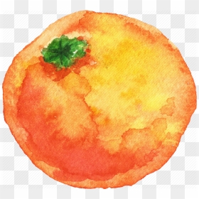 Cuisine, Food, Fruit, Fruits, Orange, Watercolor, Watercolors - Orange Fruit Watercolor Png, Transparent Png - water color png