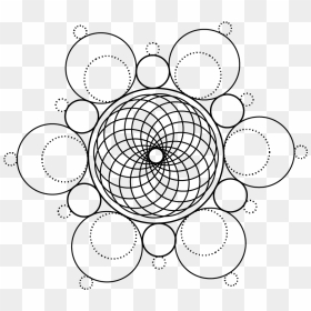 Sacred Geometry Vector Illustrations Vol 3 Black-05 - Logo, HD Png Download - sacred geometry png