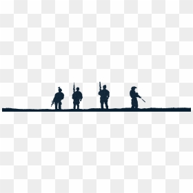 Silhouette, HD Png Download - soldier silhouette png