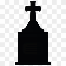 Headstone Silhouette At Getdrawings - Grave Stone Silhouette, HD Png Download - grave png