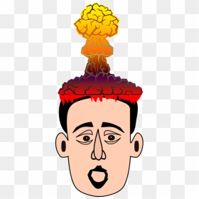 Head,art,organ - Cartoon Nuke Explosion Png, Transparent Png - mushroom cloud png