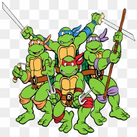 Teenage Mutant Ninja Turtles Group, HD Png Download - vhv