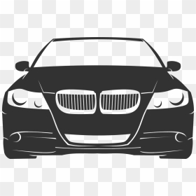 Bmw Car Icon Png, Transparent Png - car silhouette png
