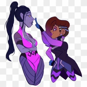 Silvestry I Love Sloppy Coloring Alksdj - Cartoon, HD Png Download - widowmaker png