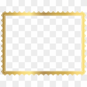 Square Golden Frame Border Png Clipart, Transparent Png - square border png