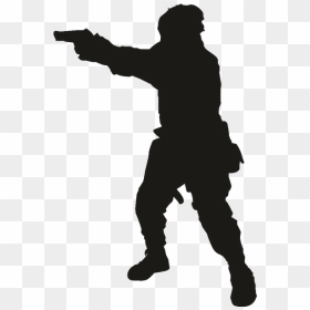 Vector Graphics Soldier Military Silhouette - Soldier Vector Png, Transparent Png - soldier silhouette png