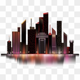Transparent City Silhouette Png - Silhouette Building Background Png, Png Download - city silhouette png