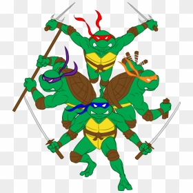 Transparent Tmnt Clipart - Ninja Turtle Coloring Boik, HD Png Download - ninja turtles png
