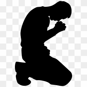 Kneeling Soldier Png - Praying Man Clipart, Transparent Png - soldier silhouette png