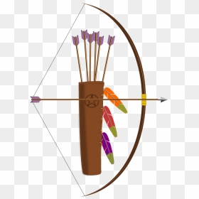 Bow, Arrow And Quiver Clipart - Happy Dasara Greetings Gif, HD Png Download - arrow .png