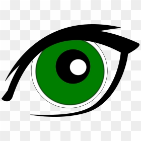 Green Eye Clipart, HD Png Download - lashes png