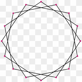 Space Aesthetic Circle Outline, HD Png Download - star outline png