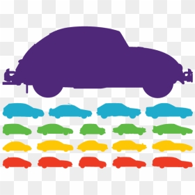 Sports Car Silhouette Clip Art - Color Car Silhouette Png, Transparent Png - car silhouette png
