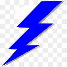 Thunderbolt Drawing Clipart - Lightning Bolt Blue Yellow, HD Png Download - lighting bolt png