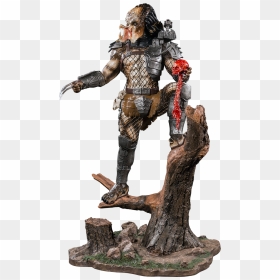 Iko0965 Predator Statue 3 - Action Figure, HD Png Download - predator png