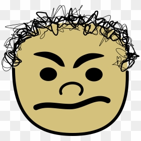 Angry Lion Face Cliparts, HD Png Download - angry face png