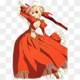 Saber Fate/extra Fate/stay Night Fate/grand Order Type-moon - Saber Fate Extra, HD Png Download - red lightsaber png