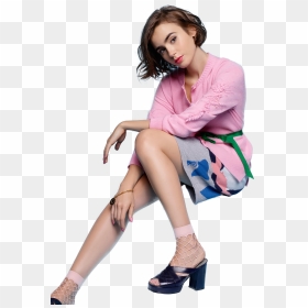 Lily Collins Television Clip Art - Lily Collins Png, Transparent Png - legs png