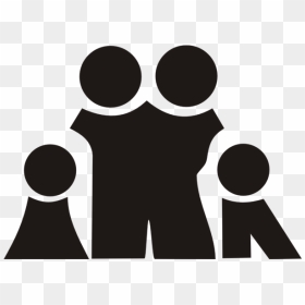 Family Icon Vector - Wife And 2 Kids, HD Png Download - family icon png