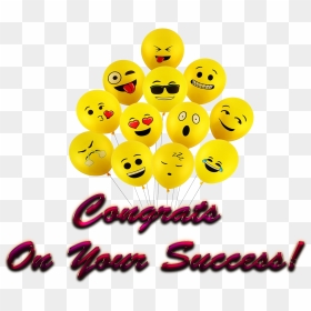 Congrats On Your Success Png Free Background - Smiley Congrats, Transparent Png - success png