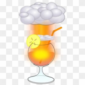 Cocktail Clip Art, HD Png Download - mushroom cloud png