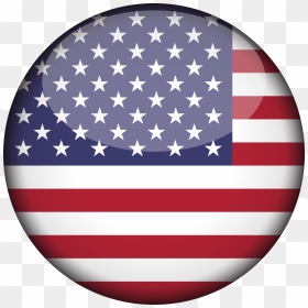 United States Of America Flag 3d Round Xl - Us Flag Circle Png, Transparent Png - united states png