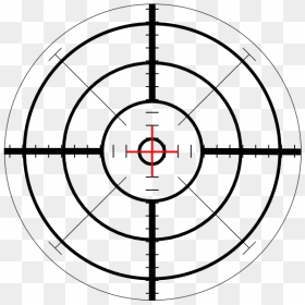 Bullseye Logo Clip Art At Clker - Transparent Gun Scope Png, Png Download - bullseye png