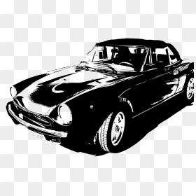 Antique Car, HD Png Download - car silhouette png