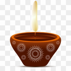 Diwali Oil Lamp, Diwali Lamp, Diwali, Deepavali Lamp, - Diwali Oil Lamp Background Transparent, HD Png Download - deepavali lamp png