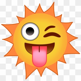 Sunemojibleh - Summer Emoji Png, Transparent Png - sun emoji png