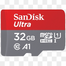 Microsdhc Card 32gb - Sandisk 256gb Memory Card, HD Png Download - memory card png