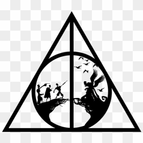 Deathly Hallows Symbol Three Brothers, HD Png Download - wutface png