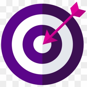 Bullseye Clipart Purple - Clipart For Sales Strategy In Png Format, Transparent Png - bullseye png