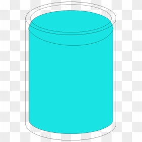 Glass Full Of Water Vector Illustration - Water In Glass Clipart Gif, HD Png Download - glass of water png