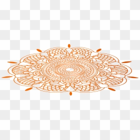Diwali Floor Decor Png Transparent Clip Art Image , - Flower In Floor Png, Png Download - deepavali lamp png