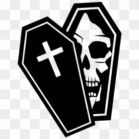 Coffin And A Skull - Coffin Boys, HD Png Download - coffin png