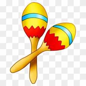Maracas Transparent Yellow - Transparent Background Maracas Clipart, HD Png Download - maracas png