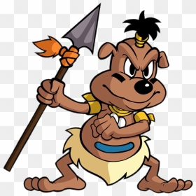 Native Amazonians Drawing Cartoon, HD Png Download - spear png