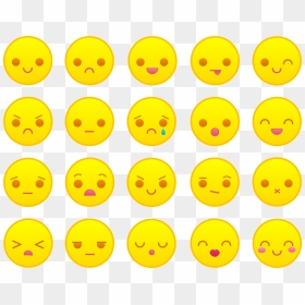 Smileys Yellow Pencil And In Color - Face Emotes, HD Png Download - angry face png