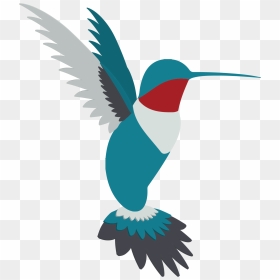 Hummingbird, HD Png Download - bird silhouette png