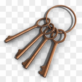 Key04 Prison Keyring - Keys On A Keyring Png, Transparent Png - keys png