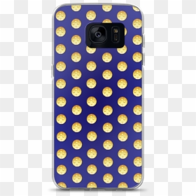Pickleball Polka Dots In Yellow On Blue Samsung Case - Handbag, HD Png Download - polka dots png