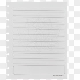 Handwriting, HD Png Download - lined paper png