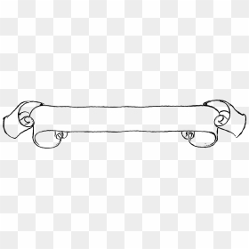 Scroll Banner Png Svg Transparent - Horizontal Scroll Clipart, Png Download - scroll banner png
