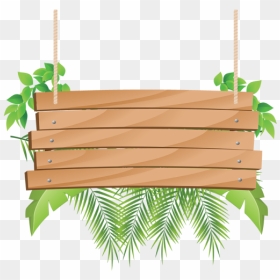 Win Clipart Wood - Hanging Wooden Signage Clipart, HD Png Download - wood plank png