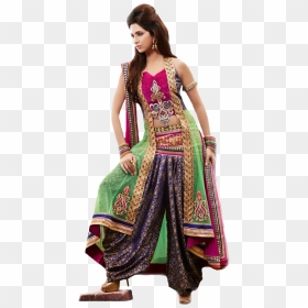 Shalwar Kameez Patiala Churidar Anarkali Suit Sirwal - Ladies Cloth Design Png, Transparent Png - ladies suit png