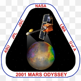 2001 Mars Odyssey - 2001 Mars Odyssey Logo, HD Png Download - chasma png